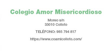 Colegio Amor Misericordioso: Datos de contacto