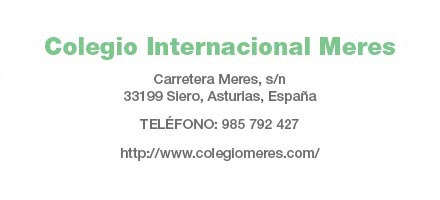 Colegio Internacional Meres: Datos de contacto