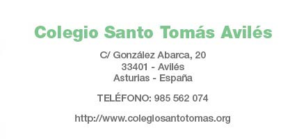 Colegio Santo Tomás: Datos de contacto